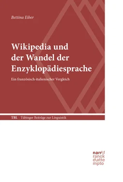 Bettina Eiber Wikipedia und der Wandel der Enzyklopädiesprache обложка книги