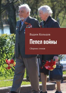 Вадим Кольцов Пепел войны. Сборник стихов обложка книги