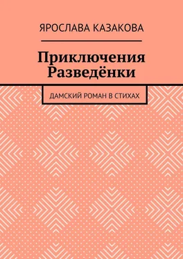 Ярослава Казакова Приключения Разведёнки. Дамский роман в стихах обложка книги