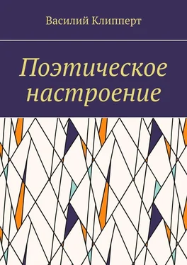 Василий Клипперт Поэтическое настроение обложка книги