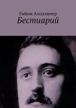 Гийом Аполлинер Бестиарий обложка книги