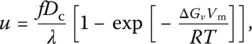 where f is the interface site factor D cthe kinetic diffusion coefficient V - фото 399