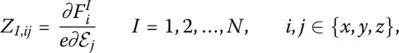 where e is the elementary charge ie Z Iijis an effective charge that - фото 387