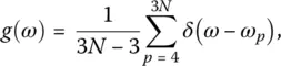 where 3 N 3 is the number of eigenmodes with nonzero frequency Associated - фото 381