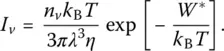 Here W is the thermodynamic barrier to homogeneous nucleation n vthe number - фото 398