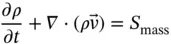 where ρ is the density of the fluid t denotes the time is the velocity vector - фото 17