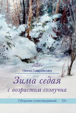 Нина Гаврикова Зима седая с возрастом созвучна обложка книги