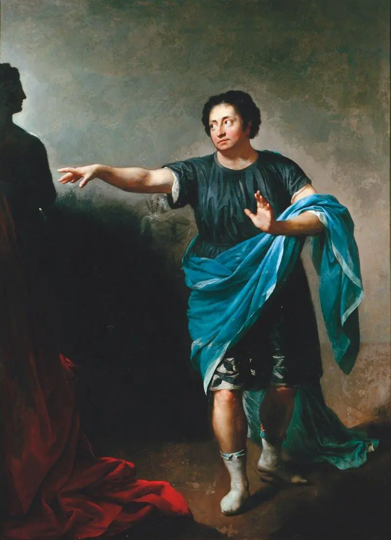 August Wilhelm Iffland als Pygmalion Gemälde von Anton Graff 1800 3 - фото 12