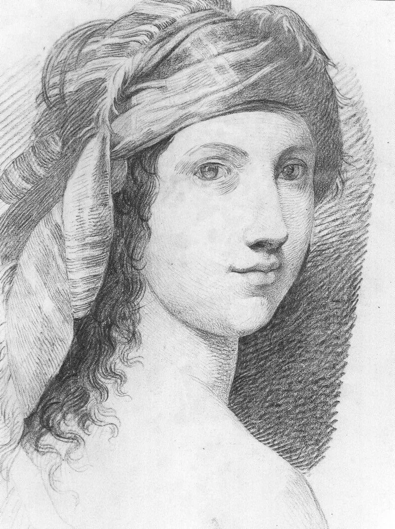Johann Gottfried Schadow Henriette Herz Zeichnung 1783 Aus dem Berliner - фото 16