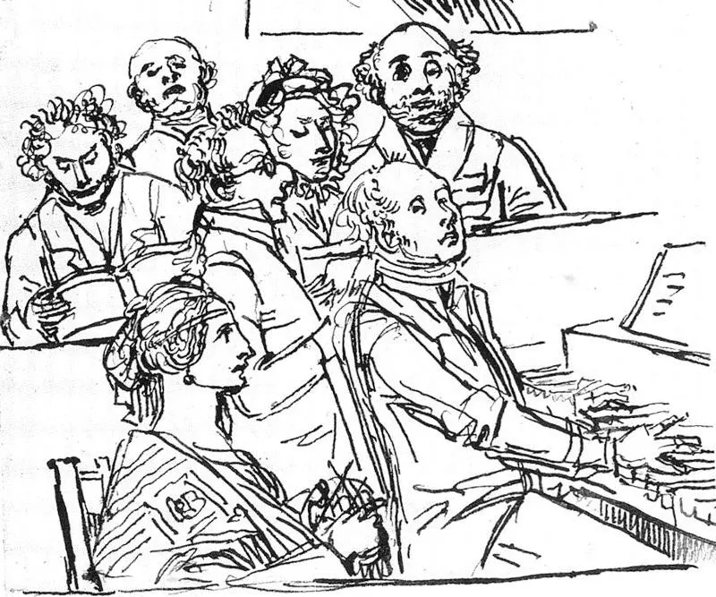 Johann Gottfried Schadow Salon der Henriette Herz literarisch musikalisch - фото 17