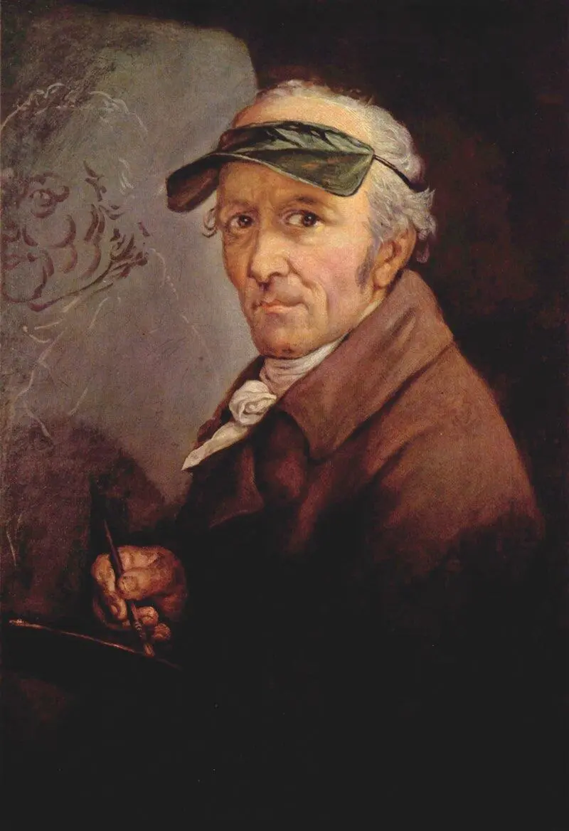 Anton Graff Selbstbildnis mit grünem Augenschirm 1813 Bei Graff und dessen - фото 20