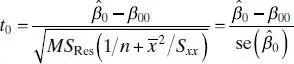 where is the standard error of the intercept We reject the null hypothesis H - фото 140