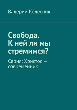 Валерий Колесник Свобода. К ней ли мы стремимся? Серия: Христос – современник обложка книги