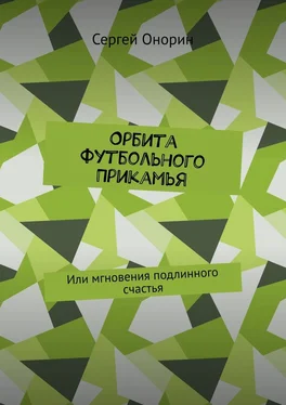 Сергей Онорин Орбита футбольного Прикамья. Или мгновения подлинного счастья обложка книги