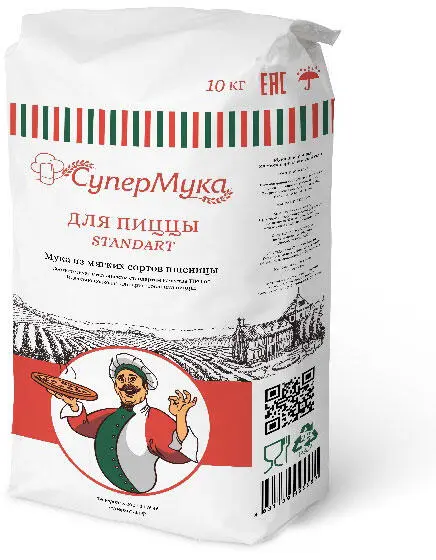 Мука со средним периодом ферментации Standart бренд СуперМука - фото 30