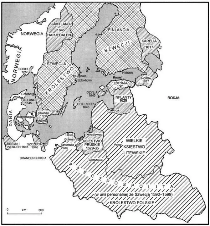 Mapa 17 Królestwo Wazów ok 1600 W gruncie rzeczy zarówno Zygmunt jak i - фото 35