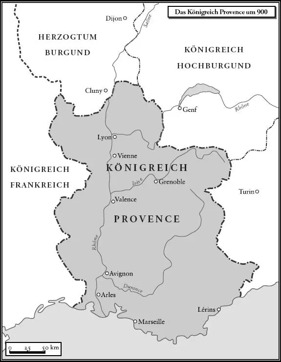 Graf Bosos Reich kontrollierte den einträglichen Handel im RhôneTal sowie die - фото 18