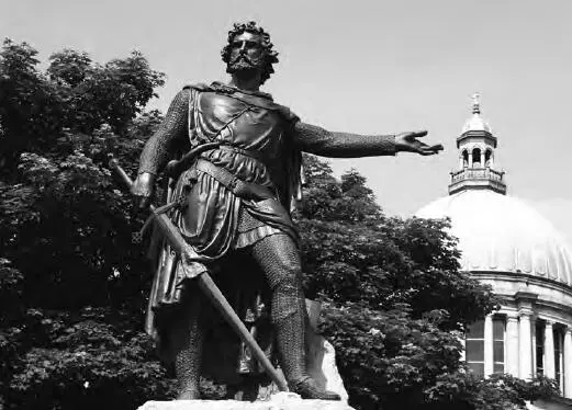 Statue von William Wallace 12721305 in Aberdeen Schottland Kinogängern - фото 23