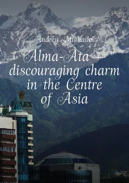 Andrey Mikhailov Alma-Ata – discouraging charm in the Centre of Asia. The subjective guidebook обложка книги