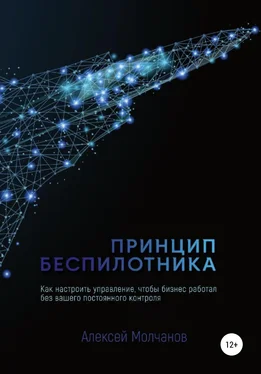 Алексей Молчанов Принцип беспилотника, или Как настроить управление, чтобы бизнес работал без вашего постоянного контроля обложка книги