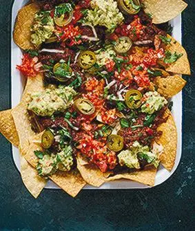 Потрясающие начос Цветная капуста Баффало Мезе Уютные вкусы хумуса - фото 54