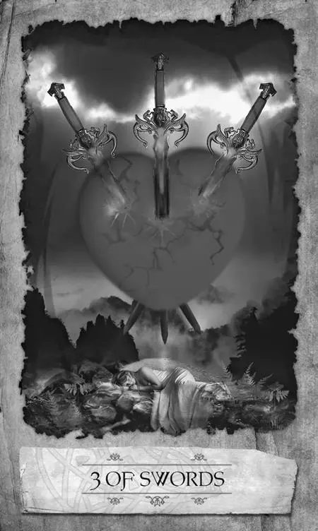 Карты Тройка Мечей Мистическое Таро Мечтателя Mystic Dreamer Tarot Двойка - фото 3
