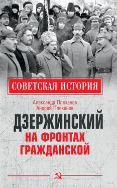 Андрей Плеханов Дзержинский на фронтах Гражданской обложка книги