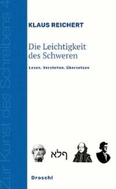 Klaus Reichert Die Leichtigkeit des Schweren обложка книги