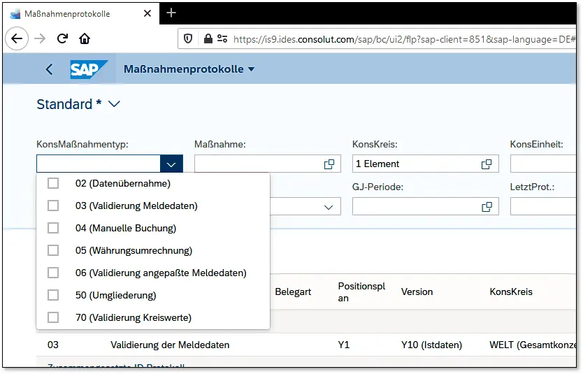 Abbildung 38 Maßnahmentypen der ProtokollApp Mit der CustomizingTransaktion - фото 21