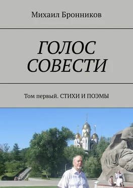 Михаил Бронников ГОЛОС СОВЕСТИ. Том первый. СТИХИ И ПОЭМЫ обложка книги