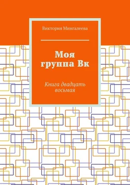 Виктория Мингалеева Моя группа Вк. Книга двадцать восьмая обложка книги