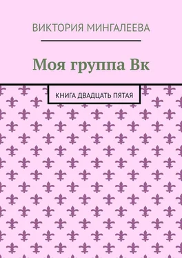 Виктория Мингалеева Моя группа Вк. Книга двадцать пятая обложка книги