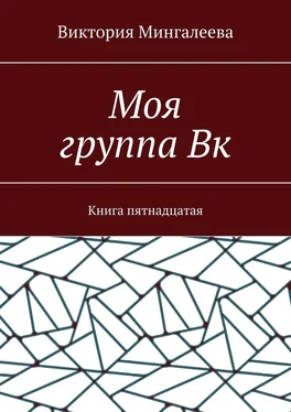 Виктория Мингалеева Моя группа Вк. Книга пятнадцатая обложка книги