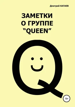 Дмитрий Катаев Заметки о группе «Queen» обложка книги