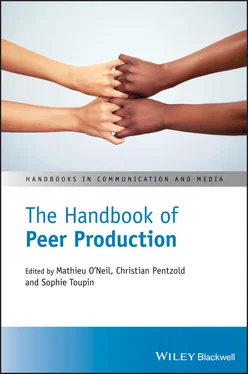 Неизвестный Автор The Handbook of Peer Production обложка книги