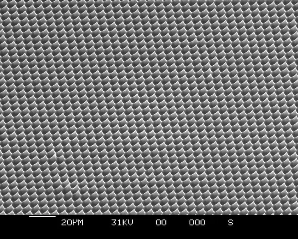 Figure 111 Textured 100 monocrystalline silicon wafer Source Courtesy BP - фото 12