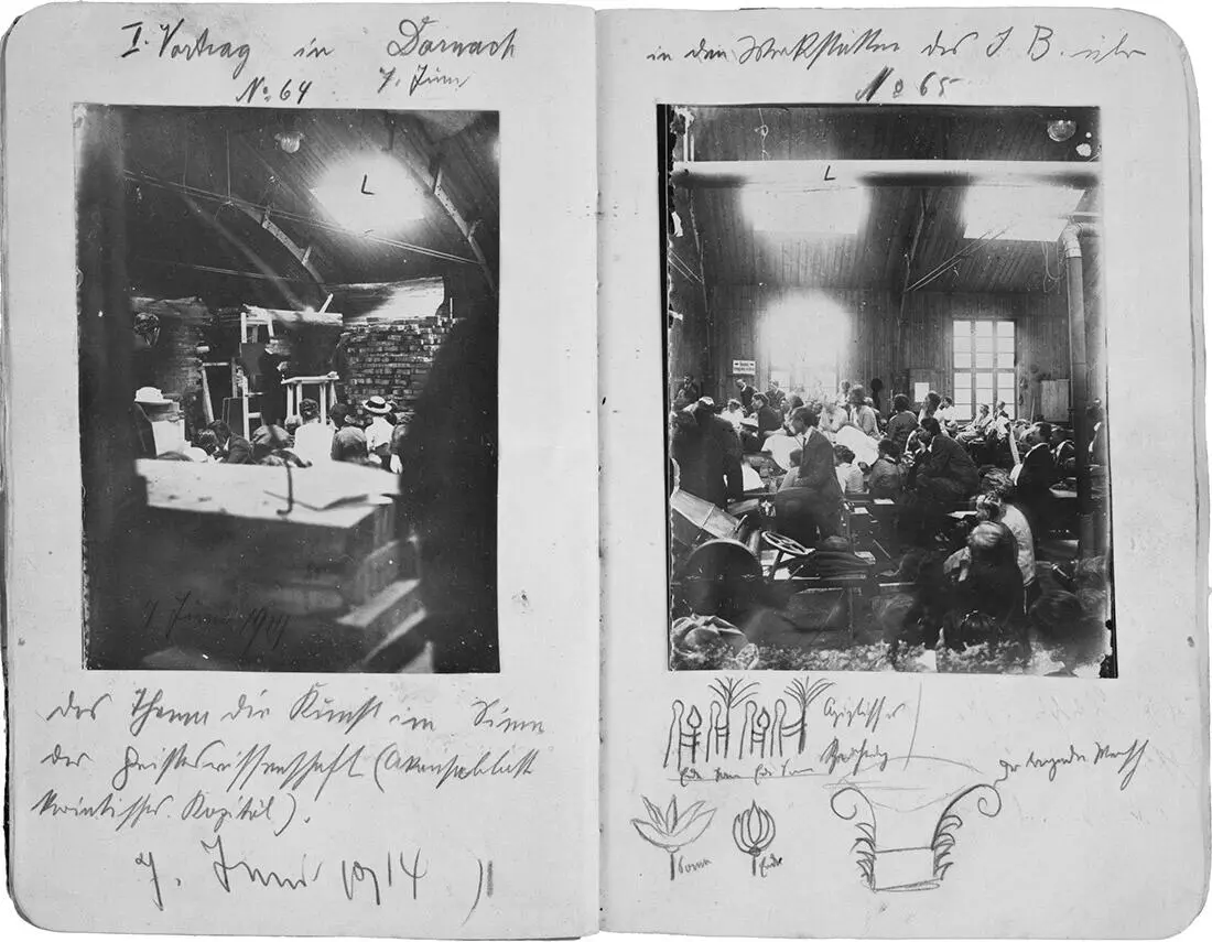Aus dem Fotobuch von Max Benzinger Rudolf Steiner am 7 Juni 1914 in der - фото 4