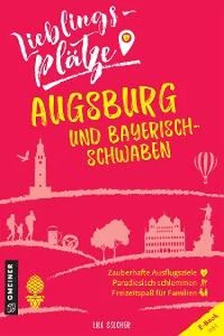 Lilo Solcher Lieblingsplätze Augsburg und Bayerisch-Schwaben обложка книги
