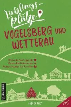 Andrea Reidt Lieblingsplätze Vogelsberg und Wetterau обложка книги
