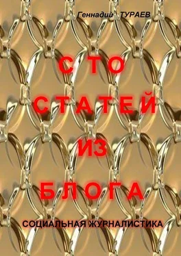 Геннадий Тураев Сто статей из блога. Социальная журналистика обложка книги