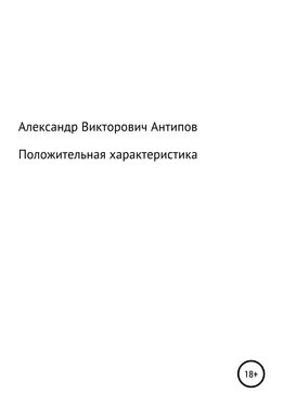 Aлександр Aнтипов Положительная характеристика обложка книги