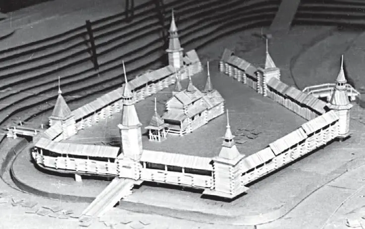 Макет кремля города Хлынова XVXVI вв Реконструкция 5 декабря 1934 года ЦИК - фото 8