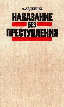 Александр Авдеенко Наказание без преступления обложка книги