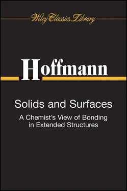 Roald Hoffmann Solids and Surfaces обложка книги
