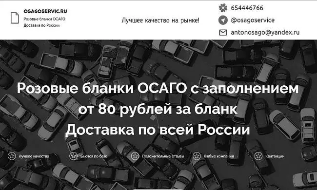 Рис 8Вебсайт фиктивной страховой организации 1 Рис 9Вебсайт фиктивной - фото 8