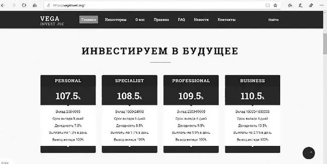 Рис 16Пример лжеинвестиционной компании 128 Виртуальная медицина Хватит - фото 16