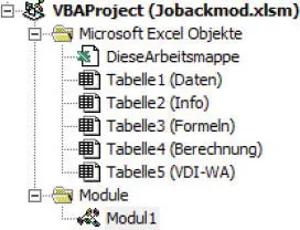 Abb 119 VBAProjekt in VBAEditorFenster Klickt man Modul1 an erhält man - фото 66