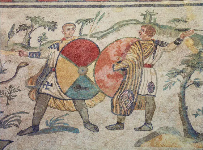 Figura 23Detalle de uno de los mosaicos de la mencionada villa del Casale en - фото 29