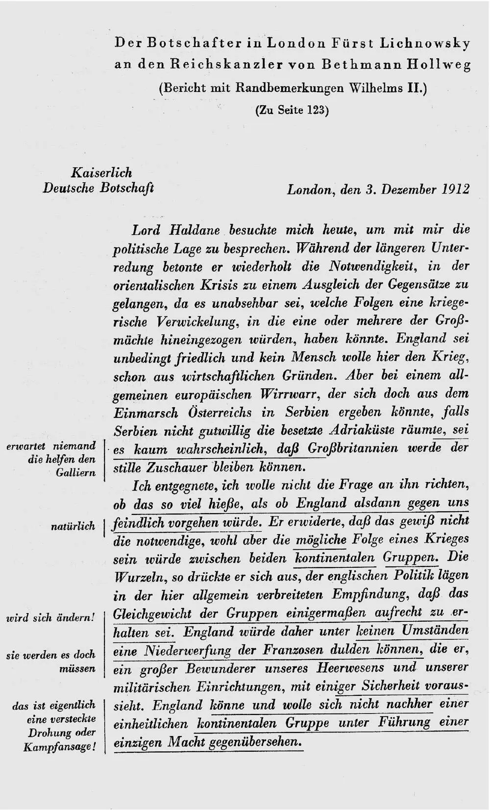 Dreh und Angelpunkt der Kriegsschulddiskussion ist der 2 Dezember 1912 wo - фото 11