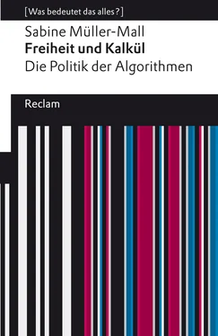 Sabine Müller-Mall Freiheit und Kalkül. Die Politik der Algorithmen обложка книги